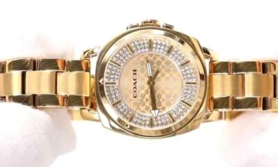 shop coach gold bracelet watch