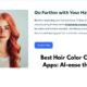 Best Hair Color Changer Apps AI-ease the Way