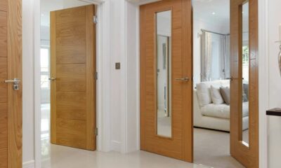 rebated vs swing door