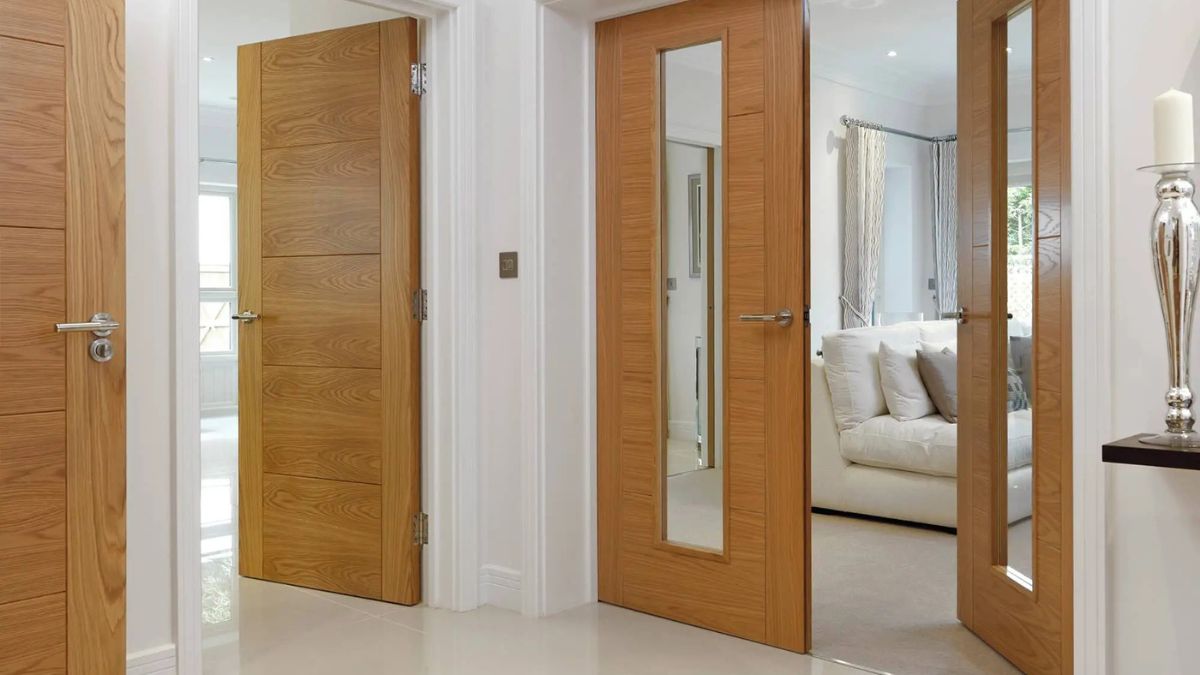 rebated vs swing door