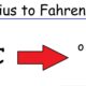 Celsius to Fahrenheit