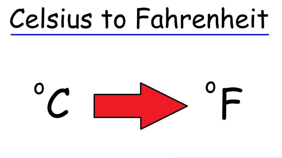 Celsius to Fahrenheit