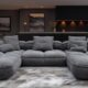 Sofa in Soft Chenille