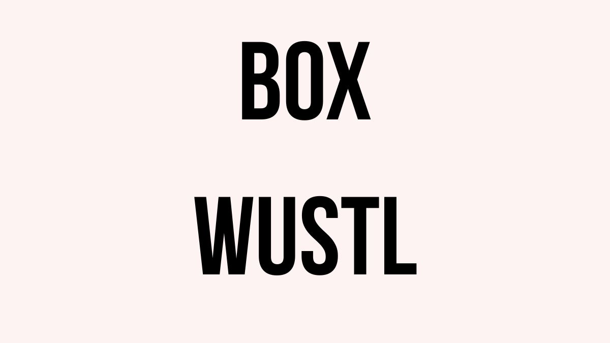box wustl