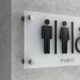 toilet door