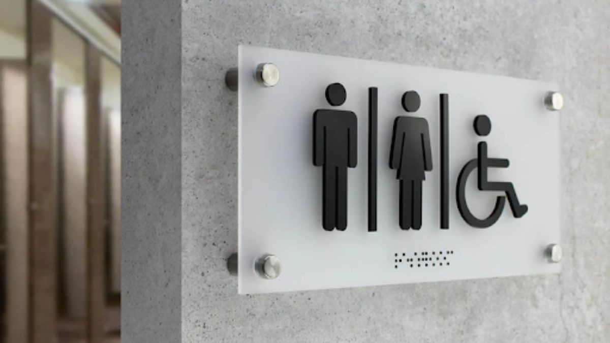 toilet door