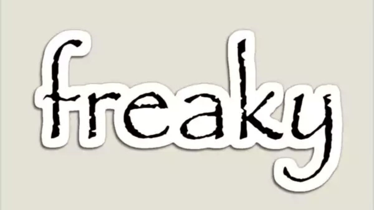 freaky font